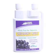 孩童液體綜合維他命 葡萄口味, 946ml, 1瓶
