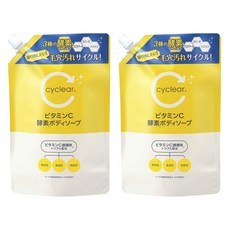 Cyclear 維他命C酵素沐浴乳 補充裝, 2個, 700ml