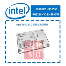 INTEL 960G SSD 固態企業級硬碟 2288HV5 RH2265V2 RH2288HV2 RH5885V3 伺服器專用, 2288HV5, RH2265V2, RH2288HV2, RH5885V3, 960GB