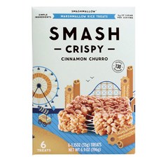 Smash Mallow 肉桂吉拿棒酥脆餅, 6入, 33g