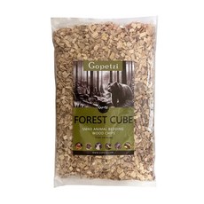 Gopetzi 森林小立方 小寵木質墊料 倉鼠墊材 低塵木片 小寵墊料 木片墊材 爬蟲墊材 小動物底材 黃金鼠, 700g, 1個