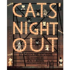 (英文圖書)Cats' Night Out 精裝版, Simon & Schuster/Paula Wise..., 英文