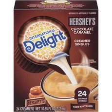INTERNATIONA Delights 咖啡奶精 巧克力焦糖味 無麩質, 24件, 13ml