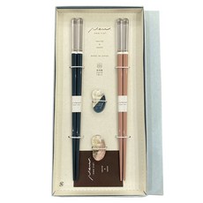 Ishida 日本對筷禮盒, 1組, 筷子 2雙+筷架 2個, 藍色+粉色