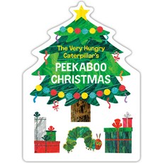 (英文圖書)The Very Hungry Caterpillar's Peekaboo Christmas Board Books, World of Eric Carle, 英文, 硬頁書