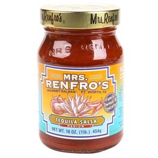 Mrs Renfros 龍舌蘭莎莎醬, 1個, 454克