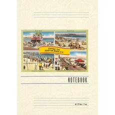 (英文圖書) Vintage Lined Notebook Greetings from Hampton Beach 平裝版, Found Image Press, 英文
