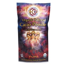 EARTH CIRCLE ORGANICS 袋裝巴厘島冷壓可可沖泡粉, 1個, 454克