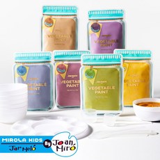 JarMelo 天然蔬菜粉彩顏料(6色) 兒童安全無毒粉彩 繪畫美術用品, 詳見包裝