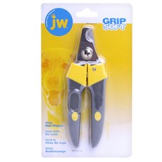 Petmate jw 握把柔軟豪華寵物犬指甲剪, 1個, 混色