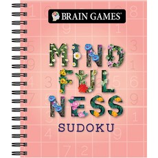 Brain Games - Mindfulness Sudoku Spiral, Publications International,..., 英文, 螺旋裝訂