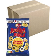 Vico Monster Munch餅乾 火腿起司口味, 8個, 85g