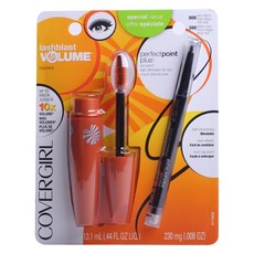 COVERGIRL Perfect Point Plus 眼線筆 13.1ml + 0.23g, 非常黑色和黑色縞瑪瑙, 1個