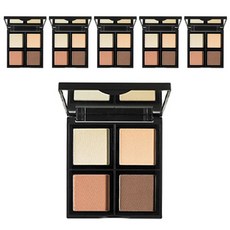 e.l.f. 4格打亮修容盤 16g, 混色, 6入