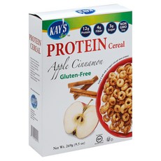 KAY'S NATURALS 高蛋白無麩質麥片, 269克, 1個, 蘋果肉桂
