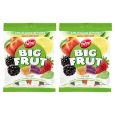 Dufour BIGFRUT軟糖 檸檬+黑莓+草莓+桃子口味, 2個, 150g