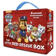 (英文圖書)The Little Red Rescue Box (Paw Patrol): 4 Board Books Boxed Set, Random House Books for Youn..., 英文, 盒裝套書