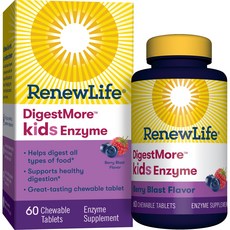 RenewLife 維生素咀嚼片 莓果口味, 1瓶, 60顆