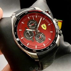 FERRARI法拉利 三眼計時手錶 FE00060