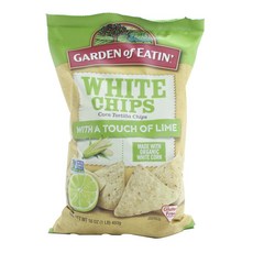 GARDEN of EATIN 白玉米餅片 青檸風味, 1包, 453g