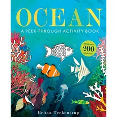 (英文圖書)Ocean: A Peek-Through Activity Book: With Over 200 Stickers 平裝版, Doubleday Books for Young R..., 英文