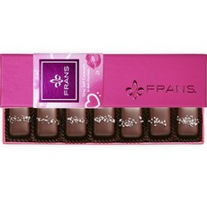 FranS 情人節灰色鹹焦糖黑巧克力, 59.5克