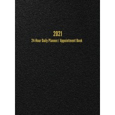 2021 24-Hour Daily Planner/Appointment Book: Dot Grid Journal (8.5 x 11 inches) 精裝版, I. S. Anderson, 英文