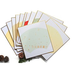 汶采畫仙版方卡-各色扇面(27*24cm) 10片賣場, 詳見包裝