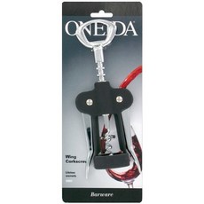 ONEIDA 翼形開瓶器開瓶器, 1個, 黑色的