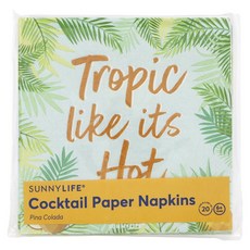 SUNNYLIFE 雞尾酒紙設計餐巾紙, 20入, 飄香飄香