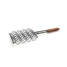 OUTSET 玫瑰木握柄不沾烤籃, 1個