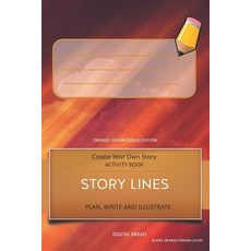 (英文圖書)Story Lines - Create Your Own Story Activity Book Plan Write and Illustrate: Un... 平裝版, Independently Published, 英文