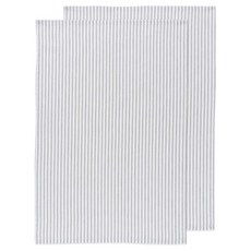 now DESIGNS 條紋毛巾 46*71cm, 2件, 倫敦灰