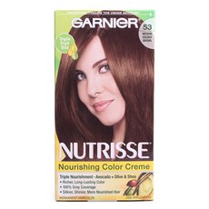 GARNIER 卡尼爾 NUTRISSE滋養染髮霜, 1個, 53中金棕
