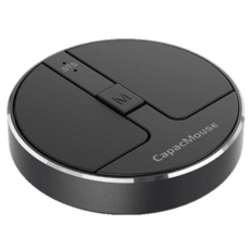 虎克 HUKE 超迷你可攜式滑鼠 電容壓感 支援藍芽/2.4G/有線 三種連接 送擴充套, 灰色