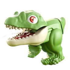 夏日戲水恐龍水槍：按壓式兒童玩具水槍，手搖式格洛克洗澡打水仗戲水玩具, 綠色