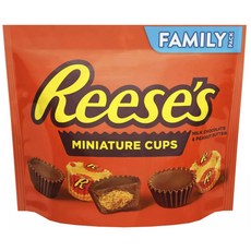 Reese's 迷你花生醬夾餡杯子牛奶巧克力, 1包, 499g