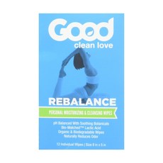 Good clean love Rebalance保濕卸妝濕巾, 1盒, 12片