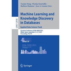 (英文圖書) Machine Learning and Knowledge Discovery in Databases. Applied Data Science Track: European C... 平裝版, Springer, 英文