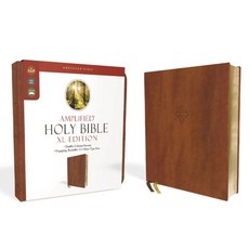 Amplified Holy Bible XL Edition Leathersoft Brown Imitation Leather, Zondervan, 英文, 仿皮