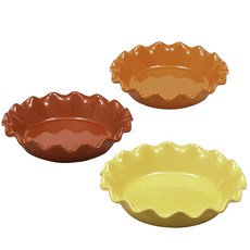 DESIGN IMPORTS 暖色系餡餅烤盤, 3片