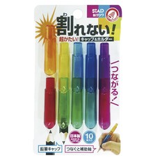 KUTSUWA STAD 鉛筆帽&筆桿 10個入, 1個, 混色