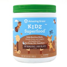 Amazing Grass 膳食纖維補充粉 巧克力味, 180克, 1個