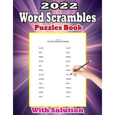 (英文圖書) 2022 Word Scrambles Puzzle Book With Solution: Activity Book For Adults Clever Kids Beginne... 平裝版, Independently Published, 英文