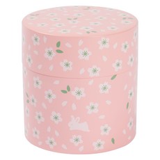 HAKOYA 茶葉保存罐 茜櫻款, 1個, 櫻花兔