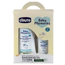 Chicco 寶貝嬰兒植萃洗髮/沐浴750ml超值組, 1