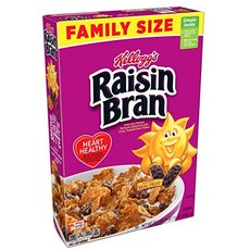 Kellogg's 家樂氏 葡萄乾麥麩麥片, 1盒, 666.2g