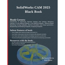 (英文圖書) SolidWorks CAM 2025 Black Book 平裝版, Cadcamcae Works, 英文