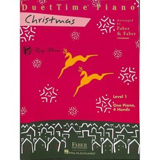芬貝爾鋼琴教程 聖誕曲集 鋼琴四手聯彈樂譜 第1級, 紅色, 1個
