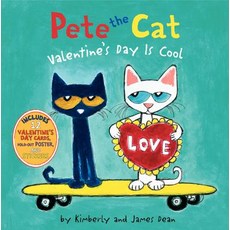 (英文圖書)Pete the Cat: Valentine's Day Is Cool 精裝版, HarperCollins, 英文